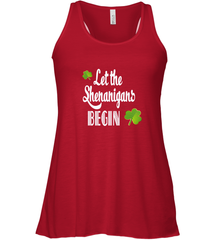 Let the Shenanigans begin Lucky St Patricks Day Shirt Women's Racerback Tank Women's Racerback Tank - jonhlittlestore88