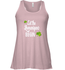 Let the Shenanigans begin Lucky St Patricks Day Shirt Women's Racerback Tank Women's Racerback Tank - jonhlittlestore88