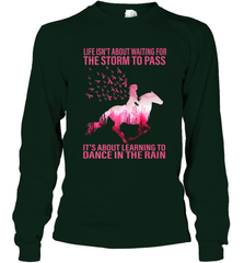 Life Is Not About Waiting Breast Cancer Hippie Peace Horse Long Sleeve T-Shirt Long Sleeve T-Shirt - jonhlittlestore88