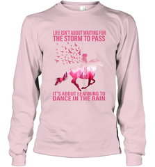 Life Is Not About Waiting Breast Cancer Hippie Peace Horse Long Sleeve T-Shirt Long Sleeve T-Shirt - jonhlittlestore88