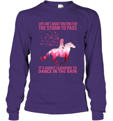 Life Is Not About Waiting Breast Cancer Hippie Peace Horse Long Sleeve T-Shirt Long Sleeve T-Shirt - jonhlittlestore88
