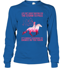 Life Is Not About Waiting Breast Cancer Hippie Peace Horse Long Sleeve T-Shirt Long Sleeve T-Shirt - jonhlittlestore88