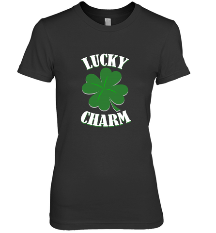 Lucky Charm Novelty St Patricks Day shirt (2) Women's Premium T-Shirt Women's Premium T-Shirt / Black / XS Women's Premium T-Shirt - jonhlittlestore88