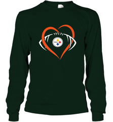 NFL Pittsburgh Steelers Heart Love Football Long Sleeve T-Shirt Long Sleeve T-Shirt - jonhlittlestore88