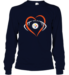 NFL Pittsburgh Steelers Heart Love Football Long Sleeve T-Shirt Long Sleeve T-Shirt - jonhlittlestore88