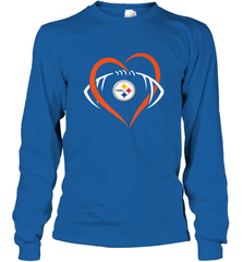 NFL Pittsburgh Steelers Heart Love Football Long Sleeve T-Shirt Long Sleeve T-Shirt - jonhlittlestore88