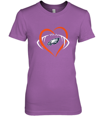 NFL Philadelphia Eagles Heart Love Football Women's Premium T-Shirt Women's Premium T-Shirt - jonhlittlestore88