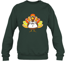 Cool Thanksgiving Football Shirt _ Gobble Player Turkey Gift Crewneck Sweatshirt Crewneck Sweatshirt - jonhlittlestore88
