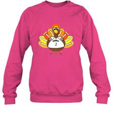 Cool Thanksgiving Football Shirt _ Gobble Player Turkey Gift Crewneck Sweatshirt Crewneck Sweatshirt - jonhlittlestore88