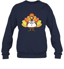 Cool Thanksgiving Football Shirt _ Gobble Player Turkey Gift Crewneck Sweatshirt Crewneck Sweatshirt - jonhlittlestore88