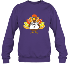 Cool Thanksgiving Football Shirt _ Gobble Player Turkey Gift Crewneck Sweatshirt Crewneck Sweatshirt - jonhlittlestore88