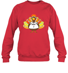 Cool Thanksgiving Football Shirt _ Gobble Player Turkey Gift Crewneck Sweatshirt Crewneck Sweatshirt - jonhlittlestore88