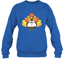 Cool Thanksgiving Football Shirt _ Gobble Player Turkey Gift Crewneck Sweatshirt Crewneck Sweatshirt - jonhlittlestore88