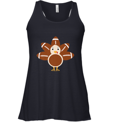 Funny Football Turkey Fall Thanksgiving Football Women's Racerback Tank Women's Racerback Tank - jonhlittlestore88