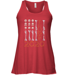 US Flag Skull Halloween Costume Bones Election Trump 2020 Women's Racerback Tank Women's Racerback Tank - jonhlittlestore88