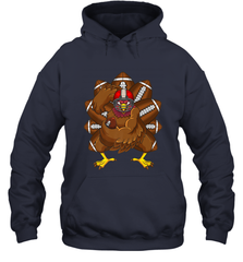 Cool Turkey Football Feathers Funny Thanksgiving Sports Hooded Sweatshirt Hooded Sweatshirt - jonhlittlestore88