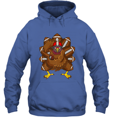 Cool Turkey Football Feathers Funny Thanksgiving Sports Hooded Sweatshirt Hooded Sweatshirt - jonhlittlestore88