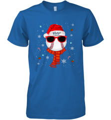 San Diego Padres Logo Christmas Baseball Player Glasses Santa Hat Pajama Gift Men's Premium T-Shirt Men's Premium T-Shirt - jonhlittlestore88