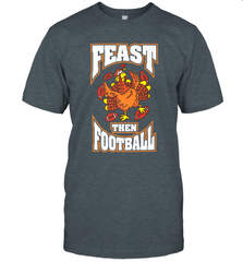 Funny Thanksgiving Turkey Feast Than Football Men's T-Shirt Men's T-Shirt - jonhlittlestore88