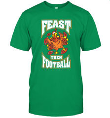 Funny Thanksgiving Turkey Feast Than Football Men's T-Shirt Men's T-Shirt - jonhlittlestore88