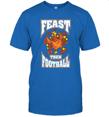 Funny Thanksgiving Turkey Feast Than Football Men's T-Shirt Men's T-Shirt - jonhlittlestore88