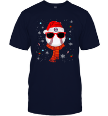 Minnesota Twins Logo Christmas Baseball Player Glasses Santa Hat Pajama Gift Men's T-Shirt Men's T-Shirt - jonhlittlestore88