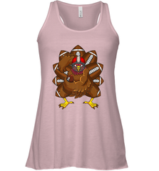 Cool Turkey Football Feathers Funny Thanksgiving Sports Women's Racerback Tank Women's Racerback Tank - jonhlittlestore88