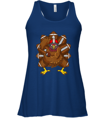 Cool Turkey Football Feathers Funny Thanksgiving Sports Women's Racerback Tank Women's Racerback Tank - jonhlittlestore88