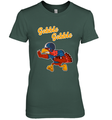 Turkey Football Shirt Funny Thanksgiving Turkey Gobble Gift Women's Premium T-Shirt Women's Premium T-Shirt - jonhlittlestore88