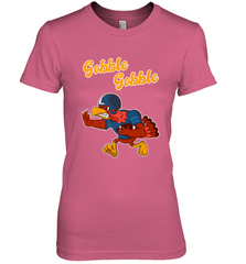 Turkey Football Shirt Funny Thanksgiving Turkey Gobble Gift Women's Premium T-Shirt Women's Premium T-Shirt - jonhlittlestore88