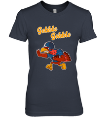 Turkey Football Shirt Funny Thanksgiving Turkey Gobble Gift Women's Premium T-Shirt Women's Premium T-Shirt - jonhlittlestore88