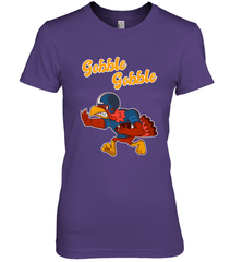 Turkey Football Shirt Funny Thanksgiving Turkey Gobble Gift Women's Premium T-Shirt Women's Premium T-Shirt - jonhlittlestore88