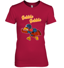 Turkey Football Shirt Funny Thanksgiving Turkey Gobble Gift Women's Premium T-Shirt Women's Premium T-Shirt - jonhlittlestore88