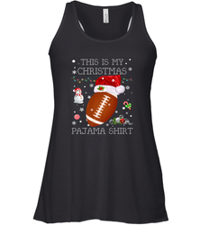 NFL This Is My Christmas Pajama Shirt  Football christmas ugly Women's Racerback Tank