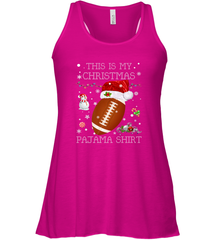 NFL This Is My Christmas Pajama Shirt  Football christmas ugly Women's Racerback Tank Women's Racerback Tank - jonhlittlestore88