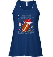 NFL This Is My Christmas Pajama Shirt  Football christmas ugly Women's Racerback Tank Women's Racerback Tank - jonhlittlestore88