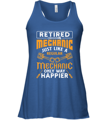 Retired Mechanic Just Like A Regular Only Way Happier Women's Racerback Tank Women's Racerback Tank - jonhlittlestore88