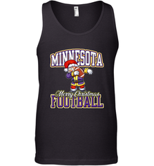 NFL Minnesota Christmas Funny Dabbing Santa playing football Men's Tank Top Men's Tank Top - jonhlittlestore88