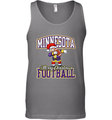 NFL Minnesota Christmas Funny Dabbing Santa playing football Men's Tank Top Men's Tank Top - jonhlittlestore88