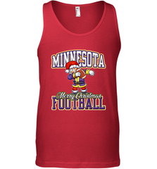 NFL Minnesota Christmas Funny Dabbing Santa playing football Men's Tank Top Men's Tank Top - jonhlittlestore88