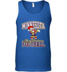 NFL Minnesota Christmas Funny Dabbing Santa playing football Men's Tank Top Men's Tank Top - jonhlittlestore88