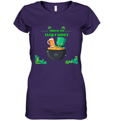 This is my lucky shirt on St Patricks Day Women's V-Neck T-Shirt Women's V-Neck T-Shirt - jonhlittlestore88