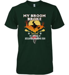 Broom Broke So I Became An Atlanta Falcons Fan  NFL Halloween Costume Men's Premium T-Shirt Men's Premium T-Shirt - jonhlittlestore88