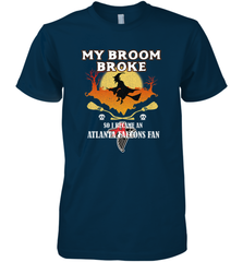 Broom Broke So I Became An Atlanta Falcons Fan  NFL Halloween Costume Men's Premium T-Shirt Men's Premium T-Shirt - jonhlittlestore88