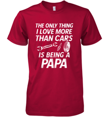 The only thing I love more than Cars is Being a Papa Funny Men's Premium T-Shirt Apparel - jonhlittlestore88