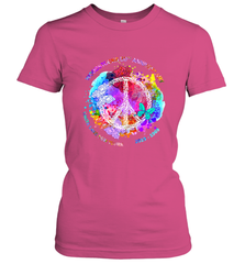 Woodstocks 50th Anniversary Peace Love tee Women's T-Shirt Women's T-Shirt - jonhlittlestore88