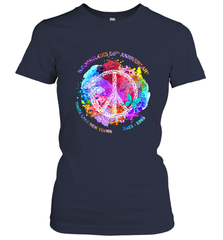 Woodstocks 50th Anniversary Peace Love tee Women's T-Shirt Women's T-Shirt - jonhlittlestore88