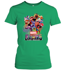 Marvel Rising Secret Warriors Hero Action Pose Collage Women's T-Shirt Women's T-Shirt - jonhlittlestore88