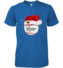 San Diego Padres Baseball Ball Christmas Santa Hat Xmas Sport Funny Snow Men's Premium T-Shirt Men's Premium T-Shirt - jonhlittlestore88