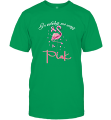 In October We Wear Pink Pumpkin Breast Cancer Halloween Men's T-Shirt Men's T-Shirt - jonhlittlestore88